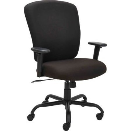 ALERA Alera® Big and Tall Fabric Chair - Black - Mota Series MT4510